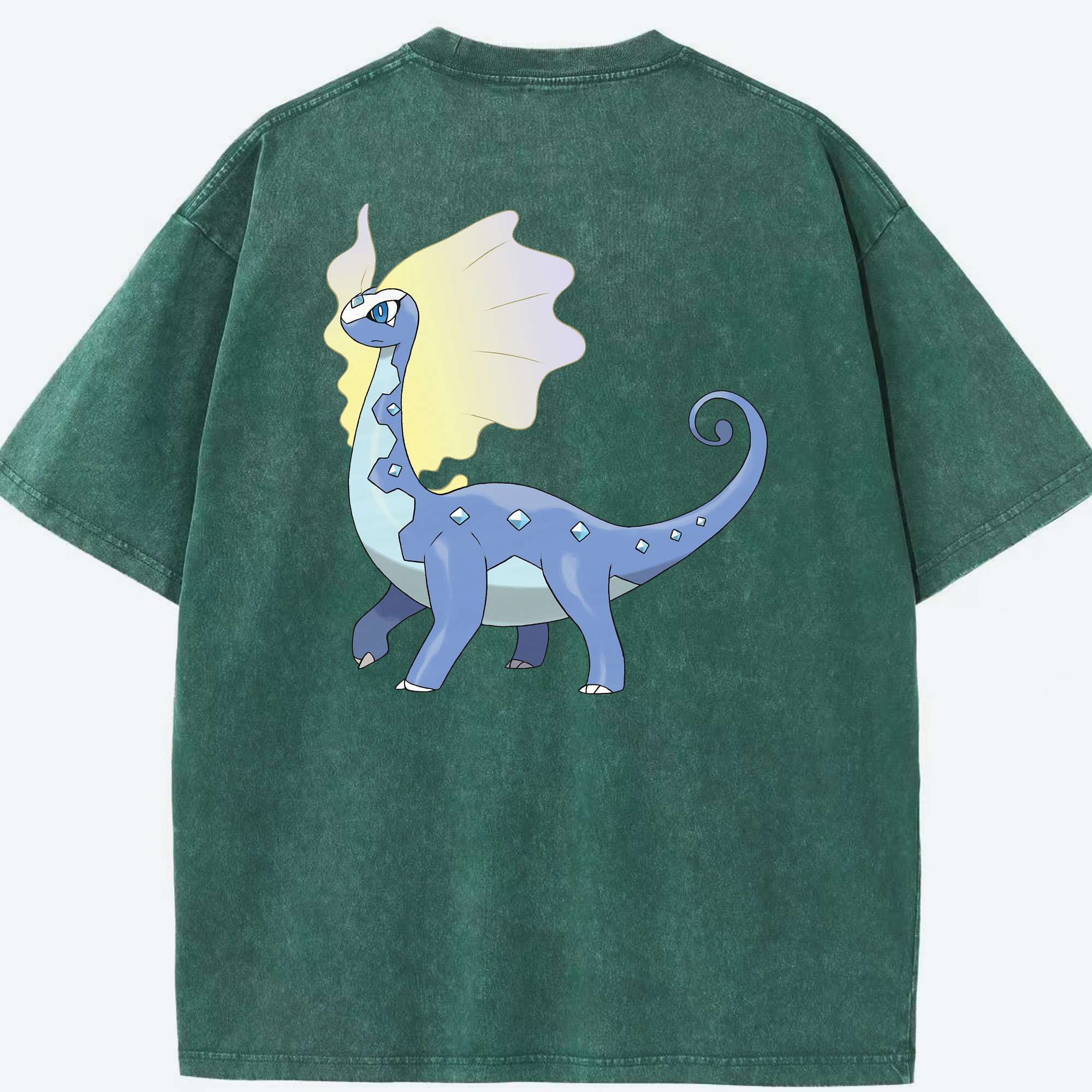 （画像用） ポケットモンスター Pokémon 綿100% ヴィンテージ風 半袖Tシャツ（背面プリント）